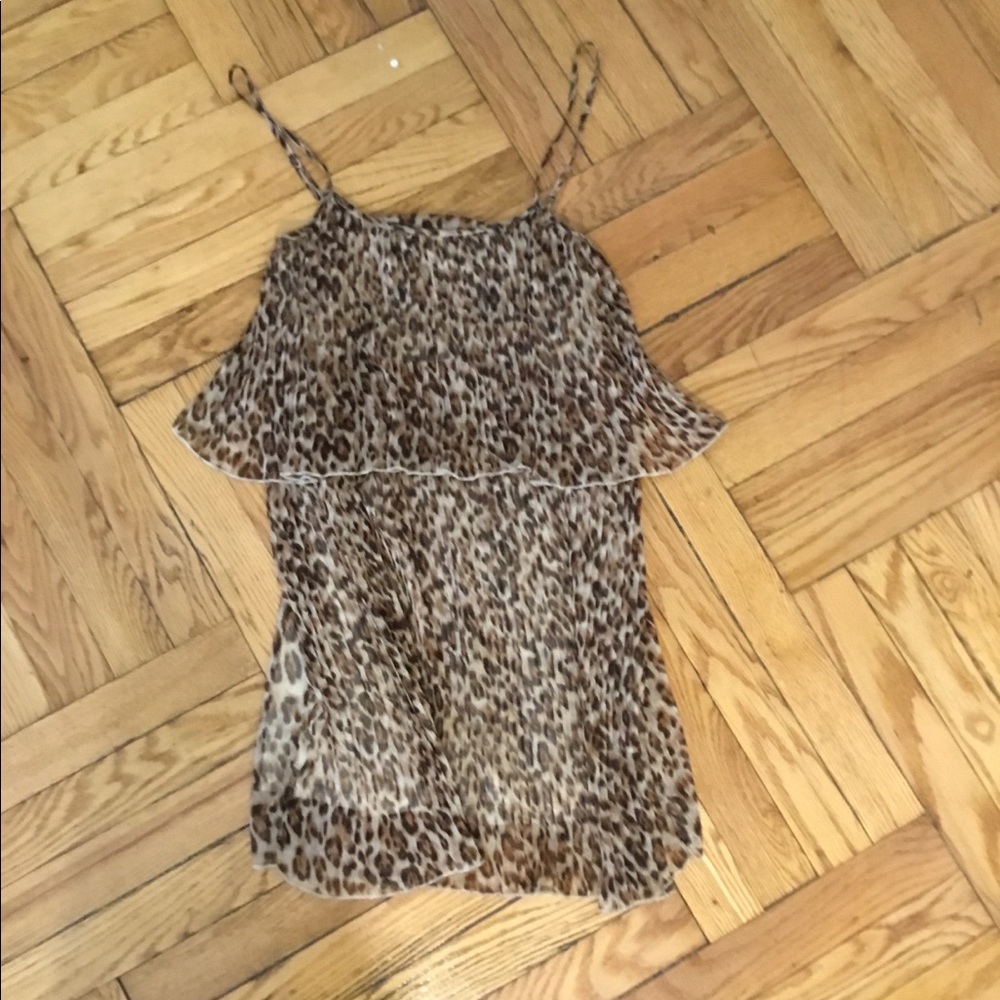 Forever 21 layered animal print dress